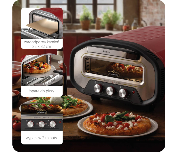 Ariete Piec do pizzy 3901 - 1539811 - zdjęcie 11
